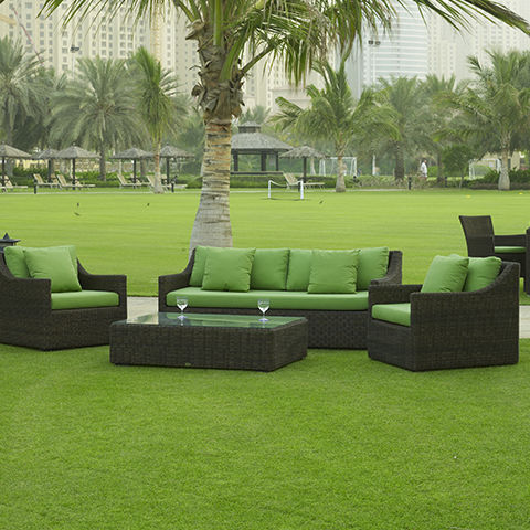 Divano contemporaneo - MONACO - Rattan House - da esterno / multicolore / in rattan