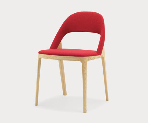 Sedia contemporanea - CLAMP - Miyazaki Chair Factory - da interno / in legno / imbottita