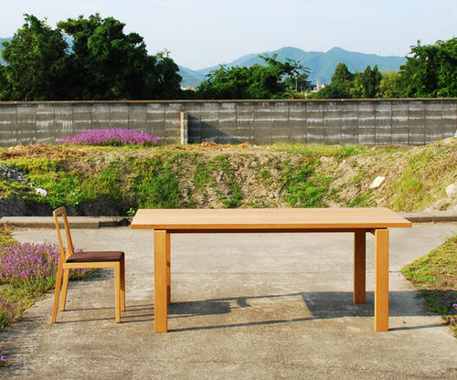 Tavolo contemporaneo - MI - Miyazaki Chair Factory - in legno / rettangolare