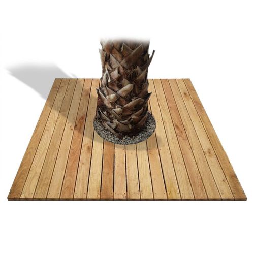 Griglia per alberi quadrata - ZÉPHYR - URBAN-NT - in legno
