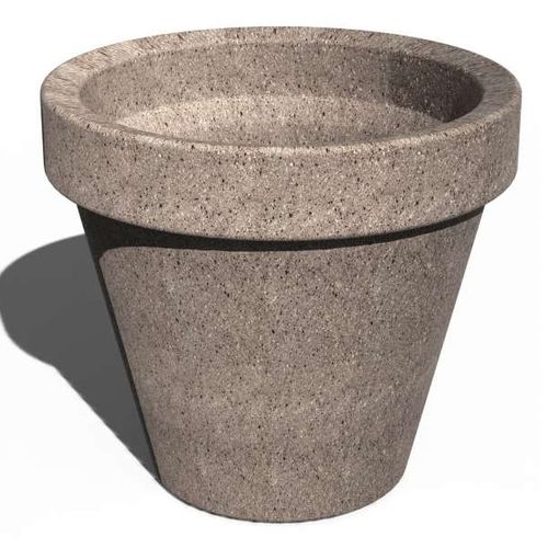 Vaso da giardino in calcestruzzo - GRANPOT - URBAN-NT - rotondo / per spazio pubblico