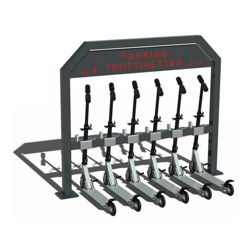 Rastrelliera per monopattino con sistema di sicurezza - DI7100 - URBAN-NT - per spazi pubblici / in acciaio termolaccato / professionale