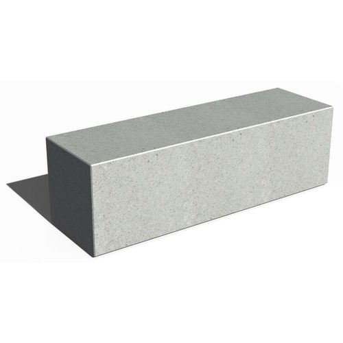 Panca per spazi pubblici design minimalista - TETRIS L150 - URBAN-NT - in calcestruzzo / senza schienale / senza braccioli