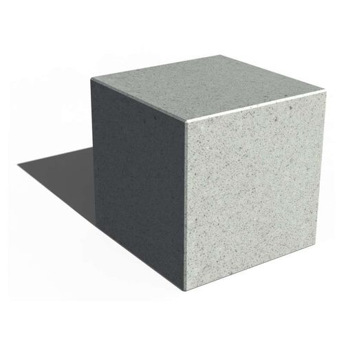 Sgabello design minimalista - TETRIS Q - URBAN-NT - in calcestruzzo / con supporto in calcestruzzo / con base centrale