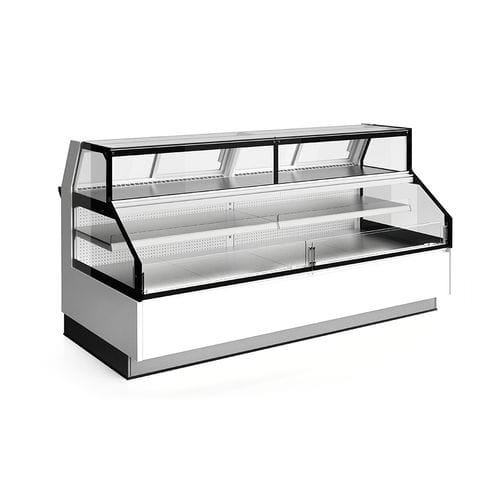Vetrina refrigerata espositiva - FUTURO COMBI - JORDAO - con scaffali / per pasticceria / in metallo