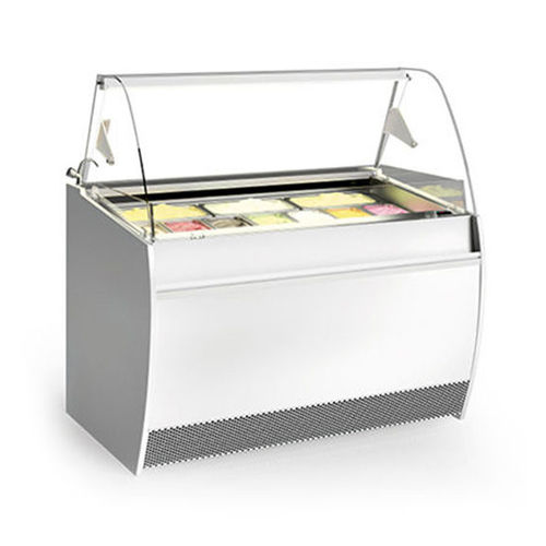 Vetrina refrigerata espositiva - PURA - JORDAO - per pasticceria / in metallo / con porta scorrevole