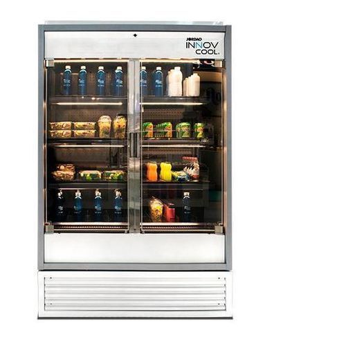 Vetrina refrigerata con scaffali - UNITED BUY BYE - JORDAO - per negozio / in metallo / con sportello battente