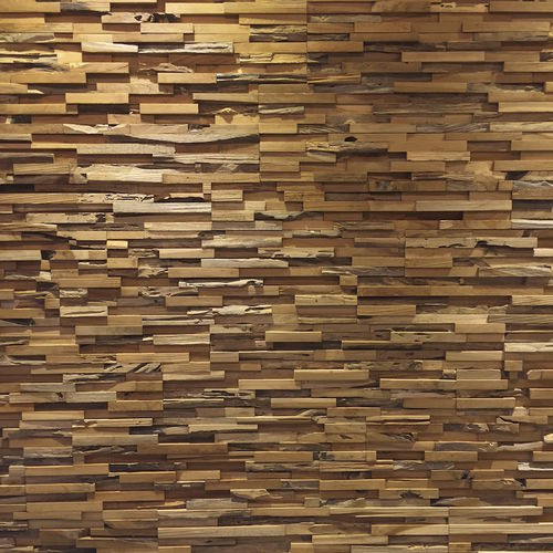Pannello decorativo di rivestimento - RINJANI - TEAK STORY - da parete / di protezione / in materiale riciclato