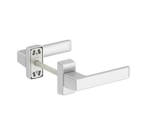 Maniglia per porta - DELTA  - STAC - in acciaio inossidabile / in alluminio / in Zamak
