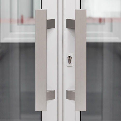 Maniglia a tirante per porta - TAU OFFSET - STAC - in alluminio / in Zamak / contemporanea