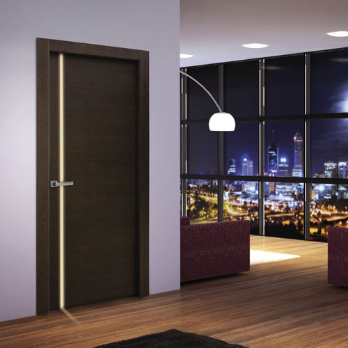 Porta da interno - EXCLUSIVE : BALI Y CAPRI - Portes Castalla - in rovere / in wengé / battente