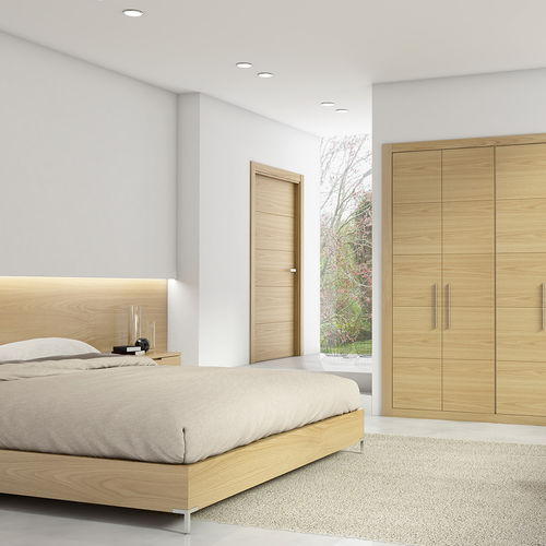 Porta da interno - EURO : JADE - Portes Castalla - in legno / battente / senza vetri