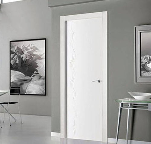 Porta da interno - LACADA : NERUDA - Portes Castalla - in legno / battente / senza vetri