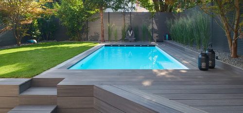 Piscina su misura - Capena - corridoio di nuoto / da esterno / interrata