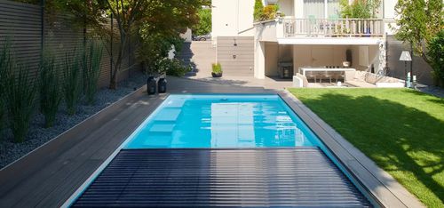 Protezione per piscina a tapparella - Capena - automatica / termica / invernale