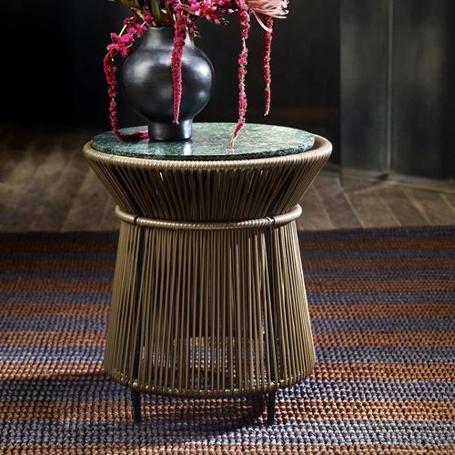 Tavolo d'appoggio contemporaneo - CARIBE CHIC - Ames design - in marmo / in plastica riciclata / in PVC
