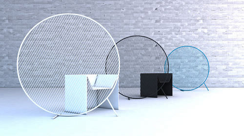 Paravento contemporaneo - GEO - Ersa - in metallo / per ufficio