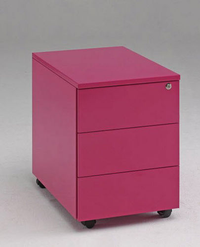 Cassettiera per ufficio in metallo - ZEN - Ersa - 3 cassetti / con rotelle