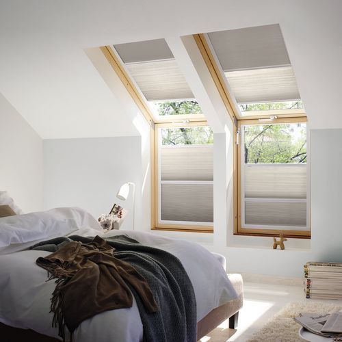 Tenda avvolgibile plissettata - ROOFLIGHT HONEYCOMB - Kadeco Sonnenschutzsysteme GmbH - per finestra da tetto / in tessuto / contract