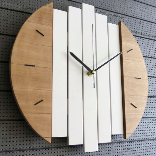 Orologio contemporaneo - KLORX - Paladim Handmade - a muro / analogico / in legno