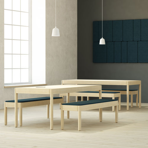 Set tavolo e panca contemporaneo - WAKUFURU - GLIMAKRA - in legno / in MDF / da interno
