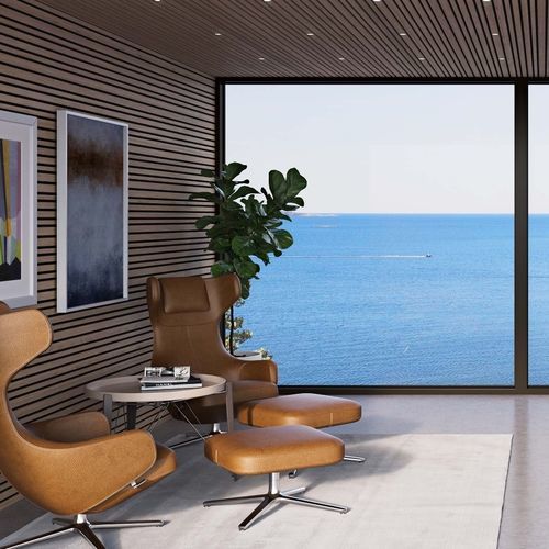 Pannello per muro - RIBBON BARCODE - GLIMAKRA - acustico / in legno / in MDF