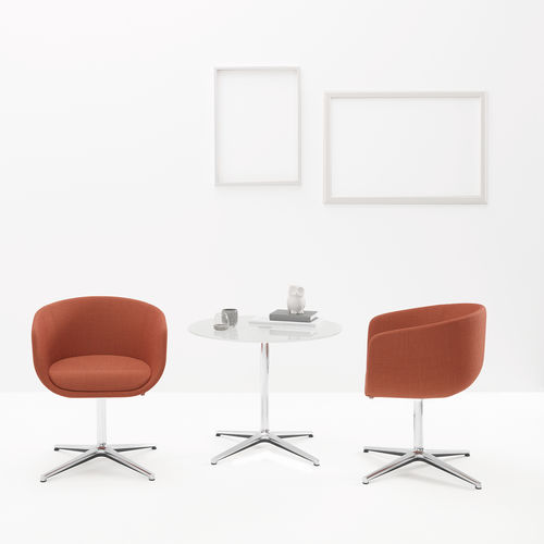Tavolino basso contemporaneo - SF/SV/SW - Profim - in legno / in metallo / in vetro temprato