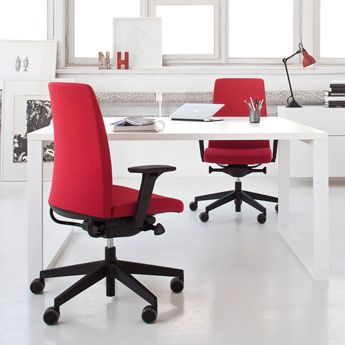 Sedia da ufficio contemporanea - MOTTO - Profim - da interno / in tessuto / con supporto in metallo
