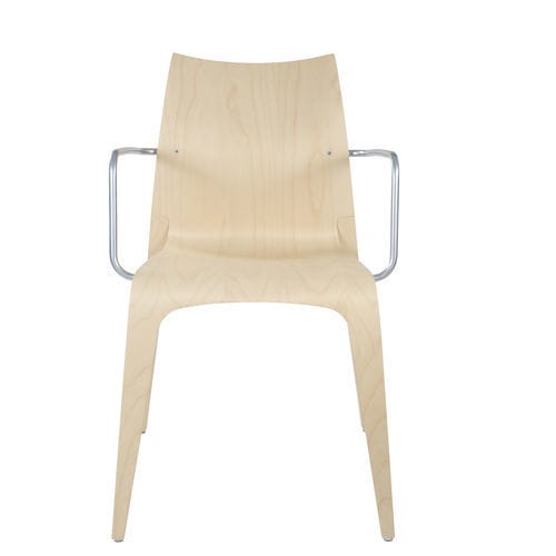 Sedia contemporanea - FLOW - Plycollection - da interno / in legno / in rovere