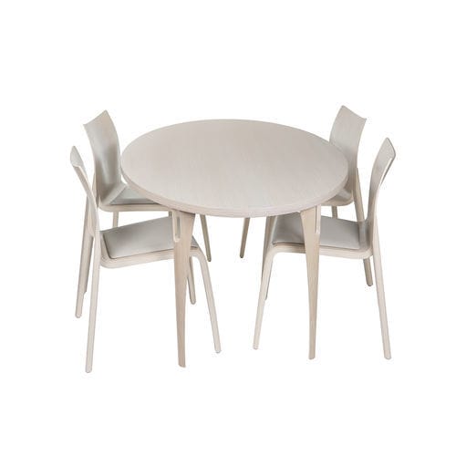Tavolo contemporaneo - CONE - Plycollection - in legno / con supporto in legno / rotondo