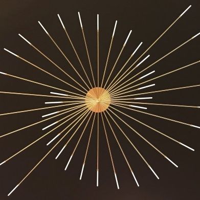 Lampada a sospensione - M101 - BURSZTYN - in ottone / in vetro / in fibra di carbonio