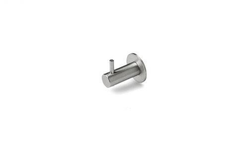 Appendiabiti da parete contemporaneo - 14560502002 - D-Line - in acciaio inossidabile / individuale / da bagno