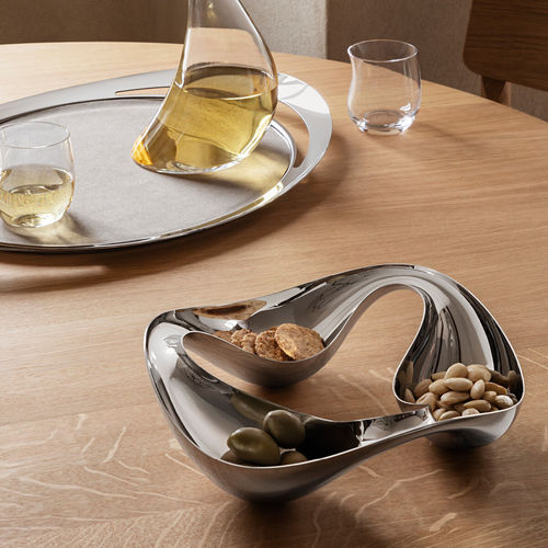 Ciotola in acciaio inossidabile lucido - COBRA - Georg Jensen - contemporanea