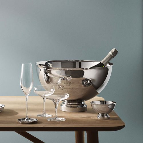 Secchiello per champagne in acciaio inossidabile lucido - MANHATTAN  - Georg Jensen