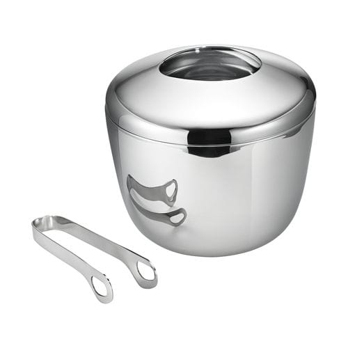 Secchiello per ghiaccio in acciaio inossidabile lucido - SKY - Georg Jensen - per uso domestico