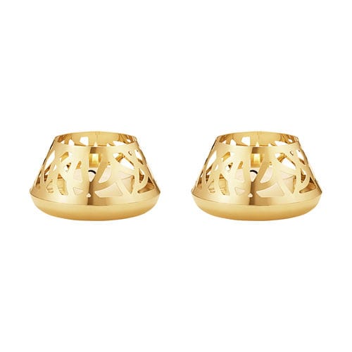 Portacandela in acciaio inossidabile - 10020156 - Georg Jensen - in oro