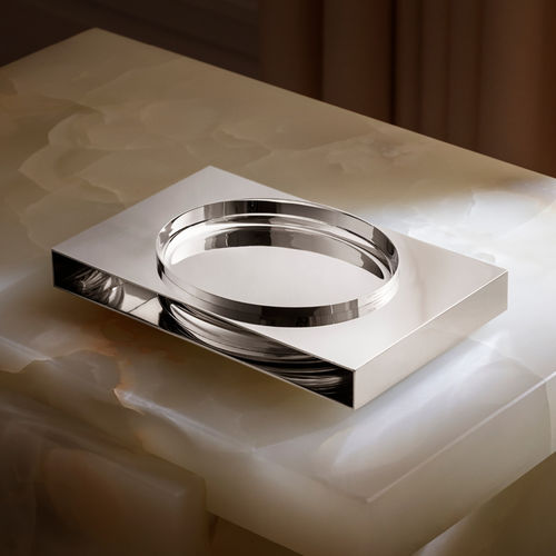 Centrotavola in acciaio inossidabile lucido - PENUMBRA - Georg Jensen - contemporaneo