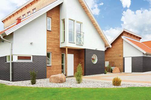 Rivestimento di facciata in mattoni - VOLCANIC BLACK - King klinker - in clinker / liscio