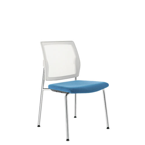 Sedia visitatore contemporanea - Q-44 XL - Sesta - da interno / in rete / in nylon