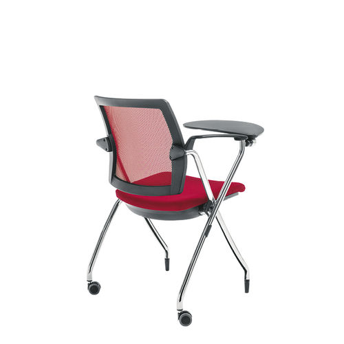 Sedia visitatore contemporanea - Q-GO XL - Sesta - da interno / in rete / in nylon