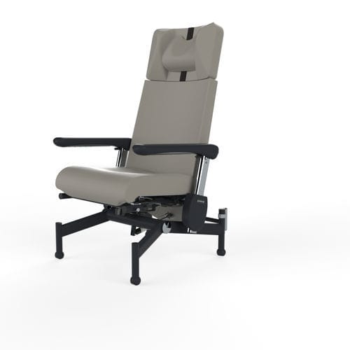 Poltrona medica in tessuto - HYPNOS II - Navailles - inclinabile / ergonomica / blu