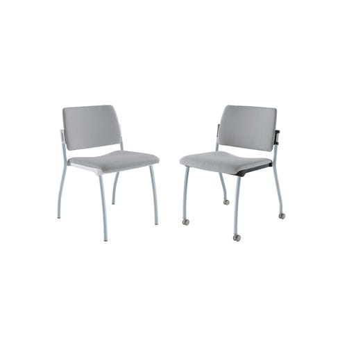Sedia visitatore contemporanea - INVENTIV' - Eol - da interno / in tessuto / in rete