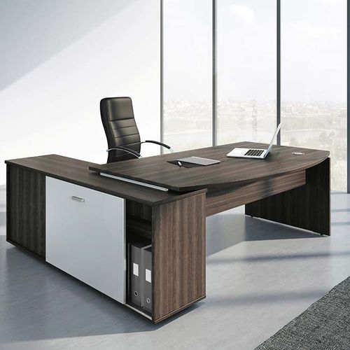 Scrivania direzionale - MOKA - Eol - classica / in melaminico / con contenitore