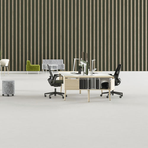 Scrivania direzionale - ROBIN - Eol - da terra / individuale / design scandinavo