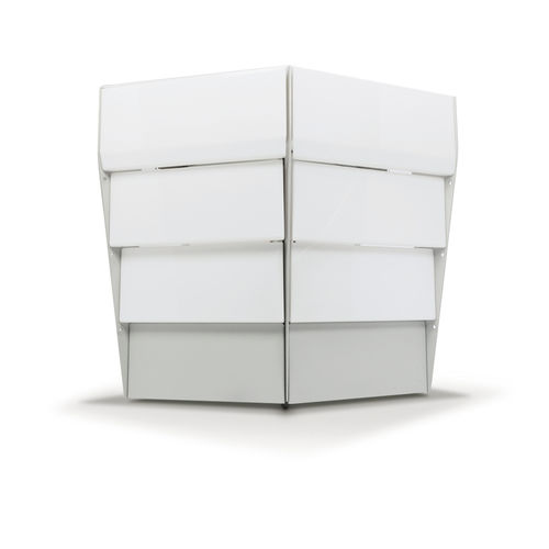 Bancone da bar - MOVIBAR SMART ANGOLARE - Movidos srl - in acciaio inossidabile / in alluminio anodizzato / in Plexiglas®