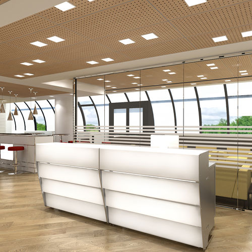 Banco reception modulare - MDSMART - Movidos srl - in acciaio inossidabile / in alluminio anodizzato / in Plexiglas®