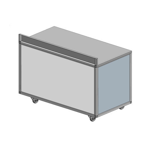 Bancone da bar - BACK BAR - Movidos srl - in acciaio inossidabile / in alluminio anodizzato / in HPL