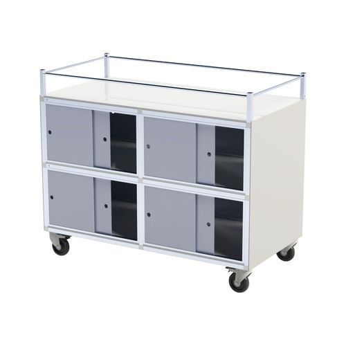 Carrello per bibite - ISOLA - Movidos srl - contract / da esterno / in Plexiglas®
