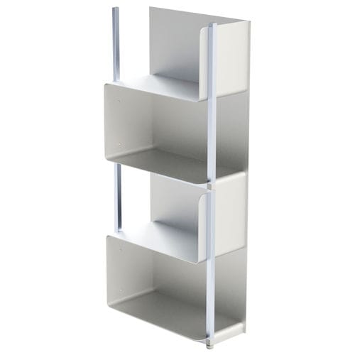 Scaffale contemporaneo - BLOCKS - Movidos srl - in alluminio anodizzato / in Plexiglas® / contract