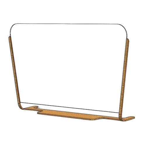 Divisorio per ufficio su scrivania - RESPIN COV - Movidos srl - in policarbonato / in Plexiglas® / in alluminio